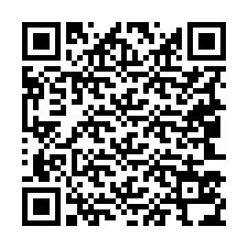 QR Code pour le numéro de téléphone +19043534416