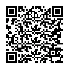 Código QR para número de teléfono +19043534893