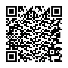 Código QR para número de teléfono +19043536579