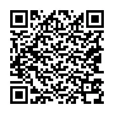 Codice QR per il numero di telefono +19043538099