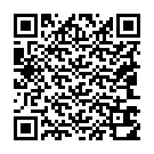 QR-code voor telefoonnummer +19043610009