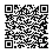 QR kód a telefonszámhoz +19043611192