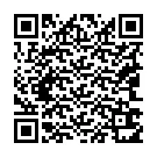 QR kód a telefonszámhoz +19043611209