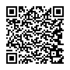 QR-код для номера телефона +19043611732