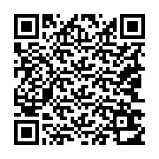 Código QR para número de telefone +19043612639