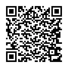 QR-Code für Telefonnummer +19043613656