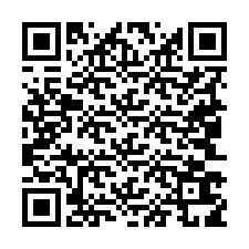 QR kód a telefonszámhoz +19043619336