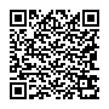 QR kód a telefonszámhoz +19043631454