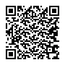 Código QR para número de teléfono +19043634037