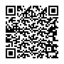 Kode QR untuk nomor Telepon +19043635603