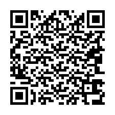 Codice QR per il numero di telefono +19043636843