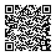 QR kód a telefonszámhoz +19043640228