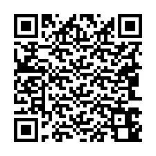 QR-koodi puhelinnumerolle +19043640446