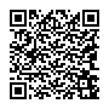 QR kód a telefonszámhoz +19043641708