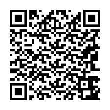 Código QR para número de teléfono +19043643855