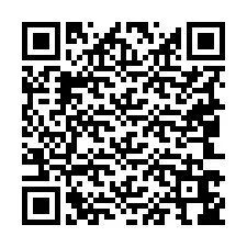 QR код за телефонен номер +19043646206