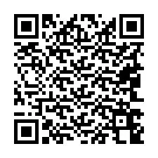 Codice QR per il numero di telefono +19043648617