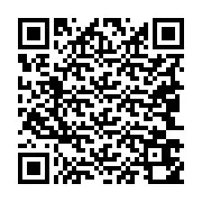 Codice QR per il numero di telefono +19043650326