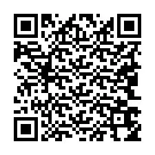 电话号码二维码 +19043654326
