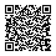 Kode QR untuk nomor Telepon +19043656808