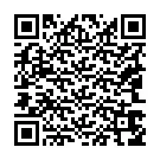 QR Code pour le numéro de téléphone +19043656809