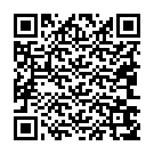 QR-code voor telefoonnummer +19043657303