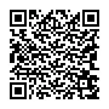 QR-kood telefoninumbri jaoks +19043657704