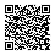 QR-Code für Telefonnummer +19043658166