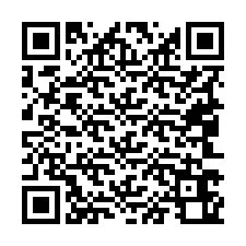 QR-kood telefoninumbri jaoks +19043660213