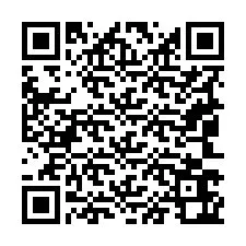 Código QR para número de teléfono +19043662305