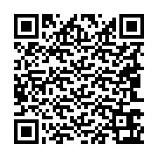 Código QR para número de teléfono +19043663056