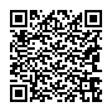 QR-код для номера телефона +19043669805