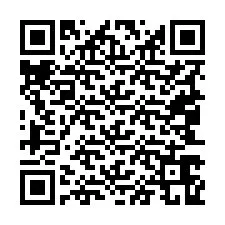 Código QR para número de telefone +19043669893