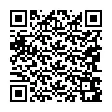 Código QR para número de teléfono +19043681653