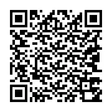 QR-kood telefoninumbri jaoks +19043750838