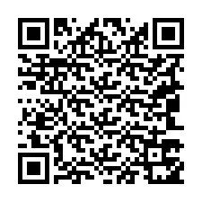 QR kód a telefonszámhoz +19043751814