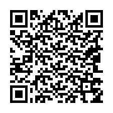 QR Code สำหรับหมายเลขโทรศัพท์ +19043754249