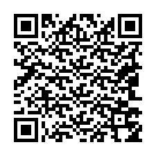 QR-code voor telefoonnummer +19043754319