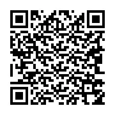 Código QR para número de teléfono +19043754612