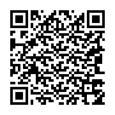 QR kód a telefonszámhoz +19043754844