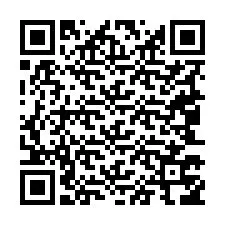 Código QR para número de teléfono +19043756192