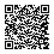 Código QR para número de telefone +19043756673