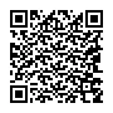 QR-код для номера телефона +19043758358