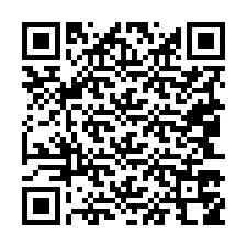 QR-Code für Telefonnummer +19043758863