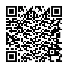 Codice QR per il numero di telefono +19044038295