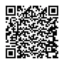 QR код за телефонен номер +19044038306