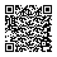 Kode QR untuk nomor Telepon +19044038310