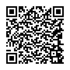 QR kód a telefonszámhoz +19044041109