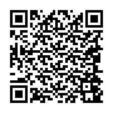 QR kód a telefonszámhoz +19044041946