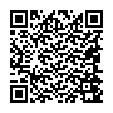 QR kód a telefonszámhoz +19044041947